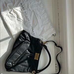 Marc by Marc Jacobs Black Leather Shoulder Bag